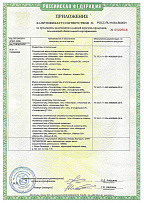 Certificate of Conformity for the manufactured products, p. 2 (RU)